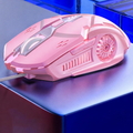 G5 Silent RGB Wired Gaming Mouse – Pink | Fidmat24 Tech Market
